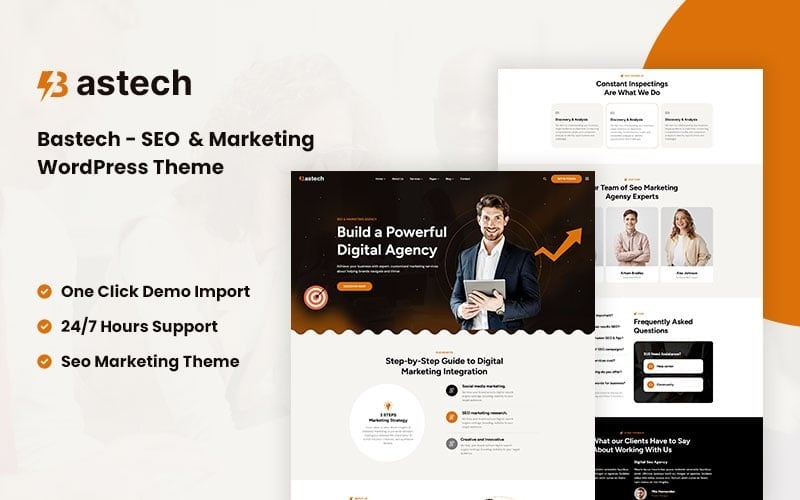 bastech seo amp marketing wordpress theme original