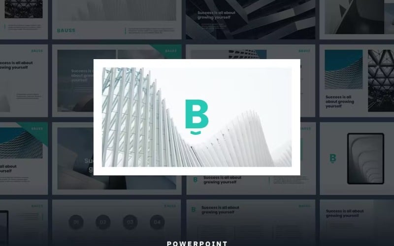 bauss simple corporate powerpoint template original
