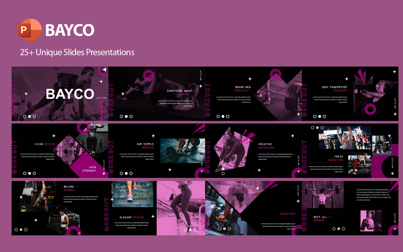 bayco workout presentation template original