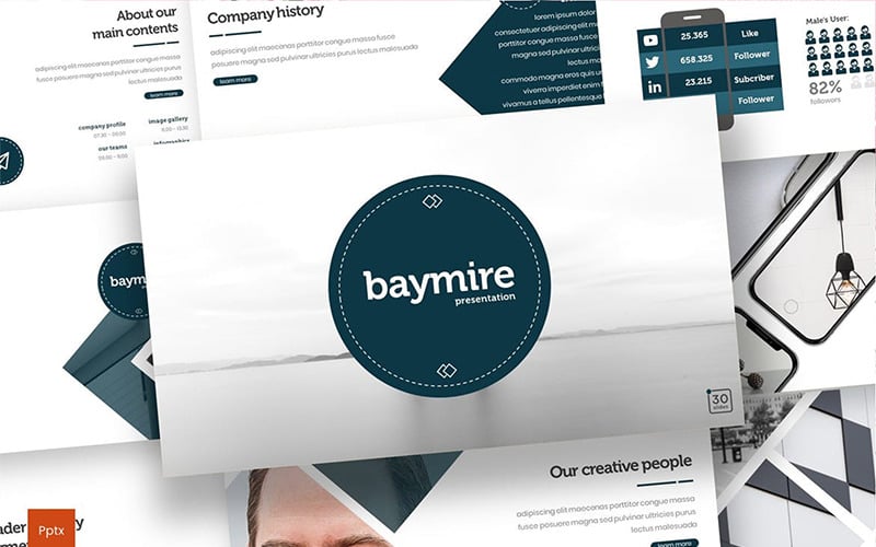 baymire powerpoint template original