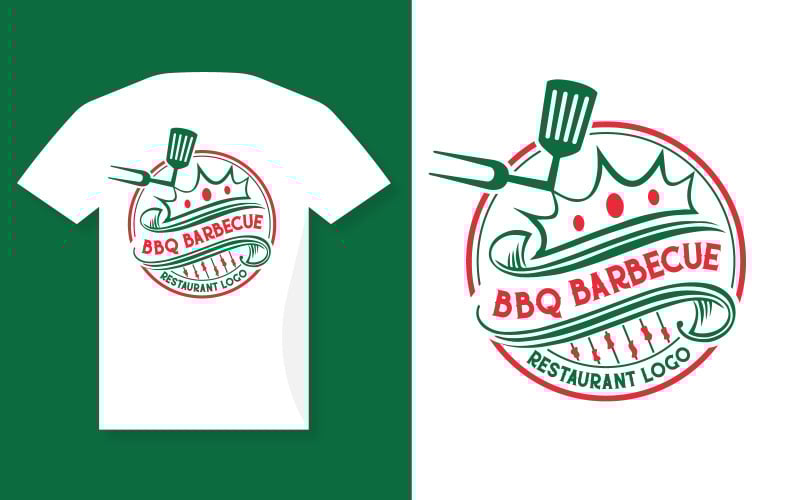 bbq barbecue grill restaurant logo design original