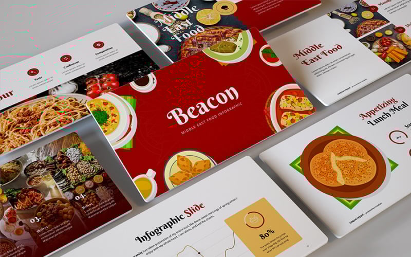 beacon middle east food powerpoint template original