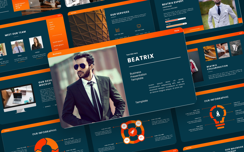 beatrix business powerpoint template original