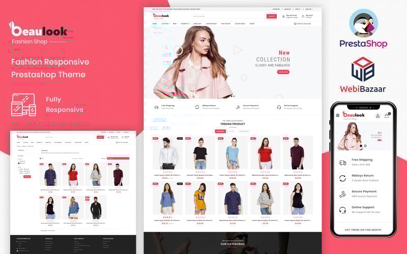beaulook fashion accessories prestashop theme original
