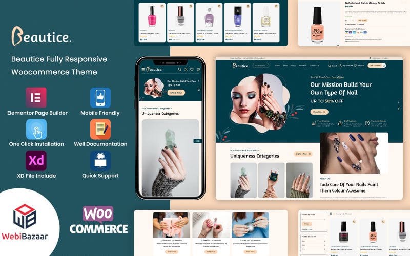 beautice beauty amp cosmetics woocommerce theme original