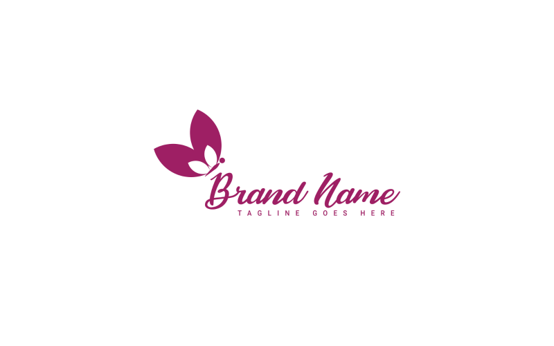 beauty brand vector logo design template original