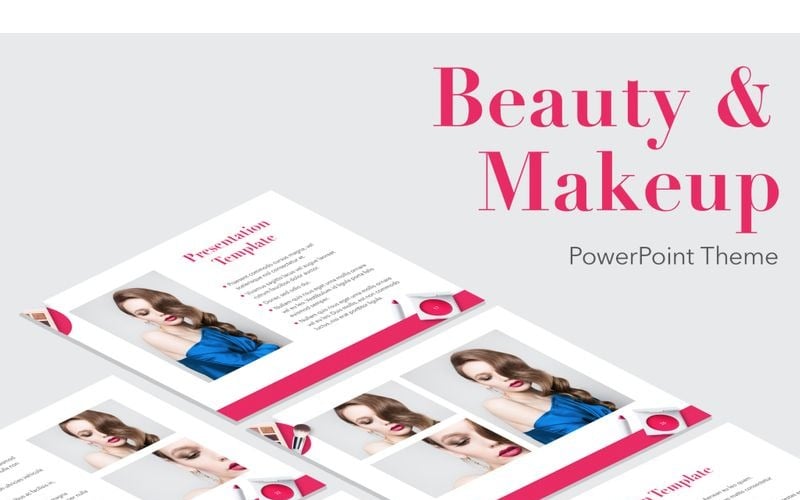 beauty makeup powerpoint template original