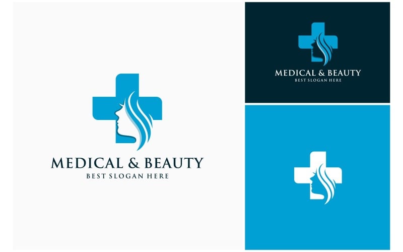 beauty medical woman treatment logo original