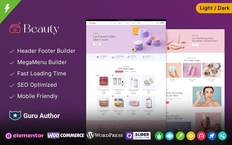 beauty skincare cosmetics and spa and ayurvedic store woocommerce theme original