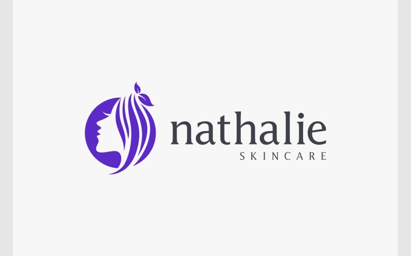 beauty woman skincare logo original