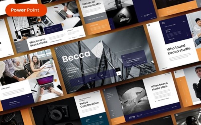 becca business powerpoint template original