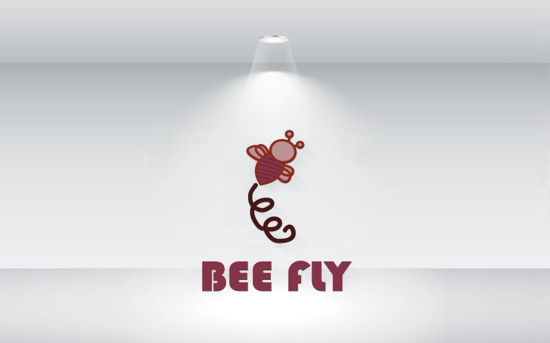 bee fly logo vector file for kids original