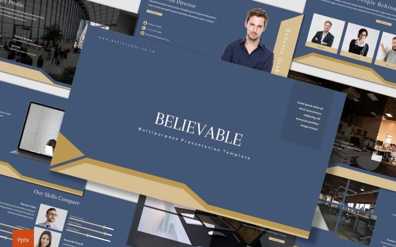 believable powerpoint template original