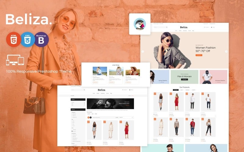 beliza fashion prestashop template original