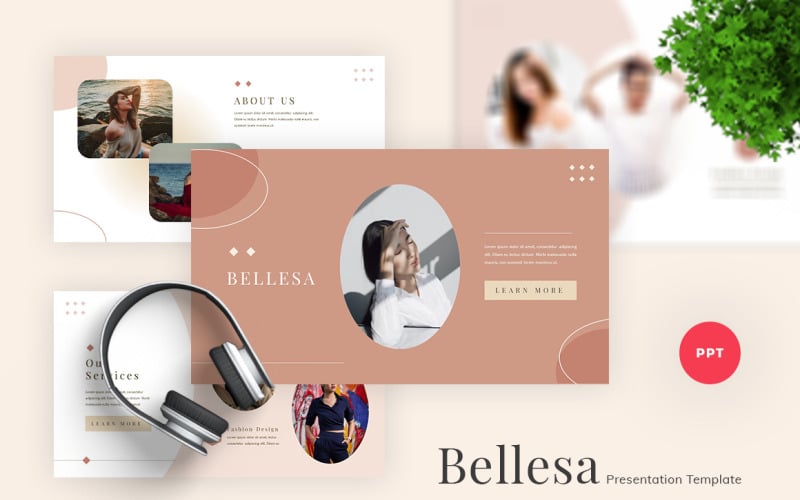 bellesa fashion powerpoint template original