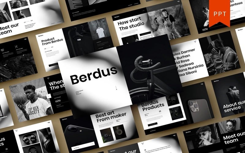 berdus business powerpoint template original