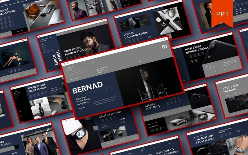 bernad business powerpoint template original