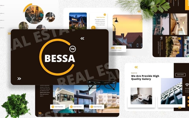 bessa real estate powerpoint template original