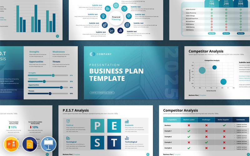 best business plan powerpoint template original