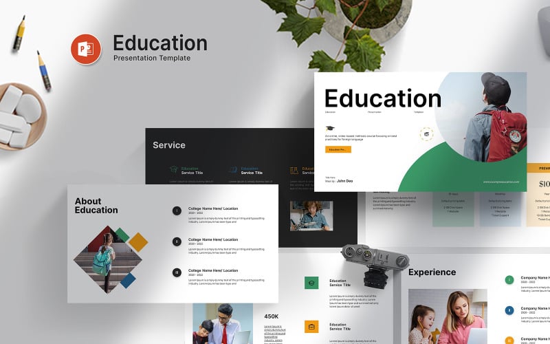 best education powerpoint presentation template original