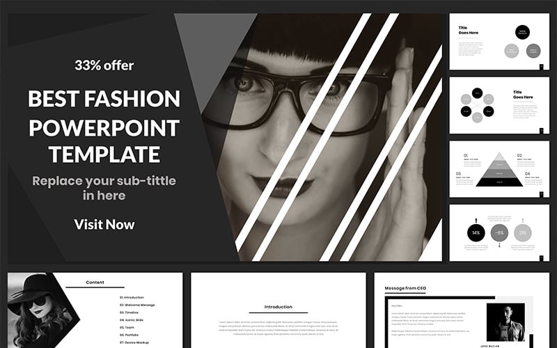 best fashion powerpoint template original