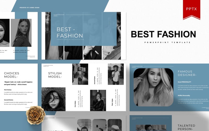 best fashion powerpoint template original