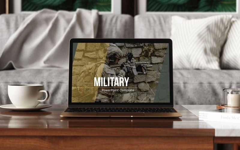 best military powerpoint template original