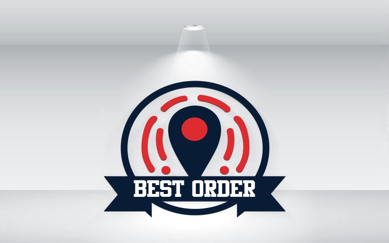 best order for precise location delivery logo vector file original