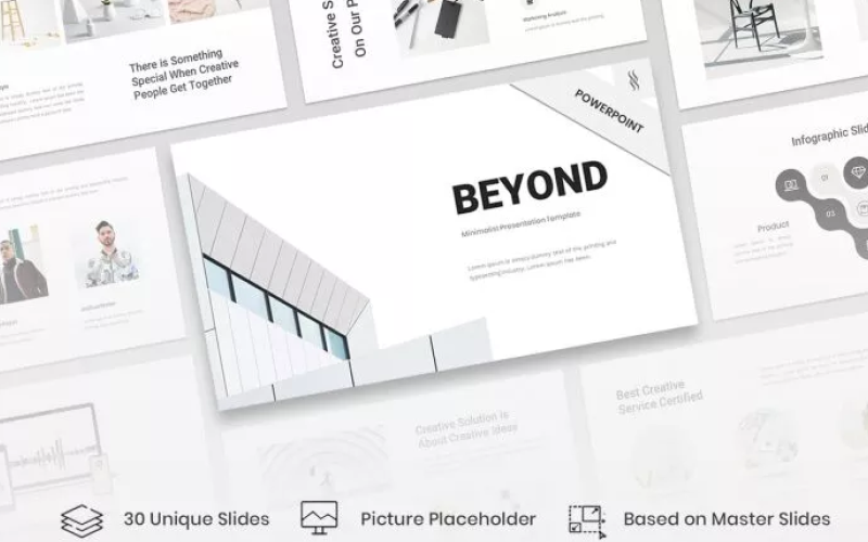 beyond minimalist powerpoint template original