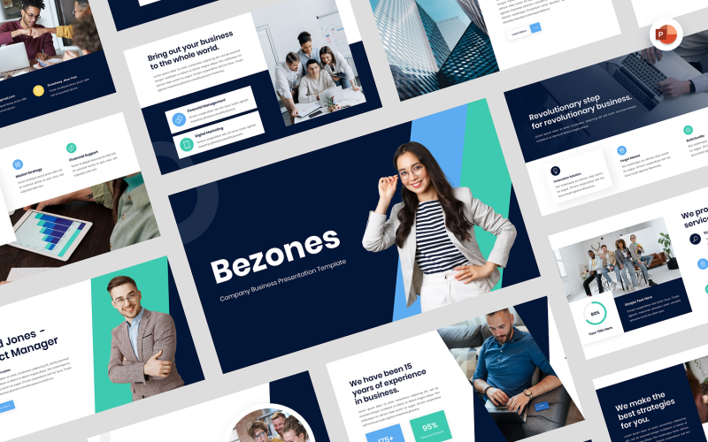 bezones company business powerpoint template original