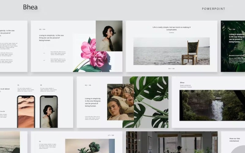 bhea simple powerpoint template original