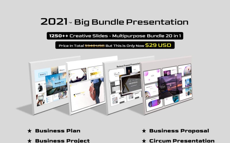 big bundle in multipurpose powerpoint template original