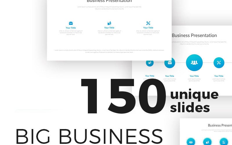 big business clean powerpoint template original