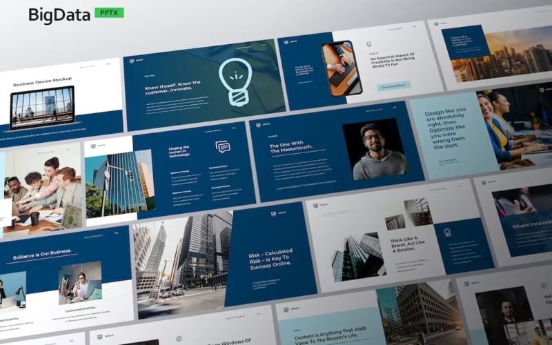 big data powerpoint template original