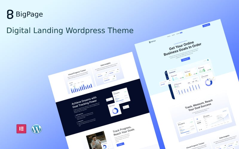 bigpage digital product landing wordpress theme original