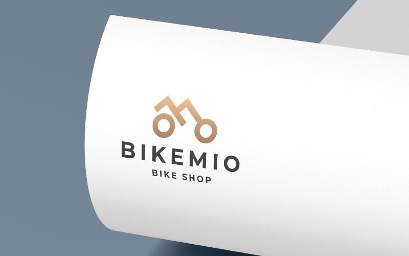 bike shop pro logo template original