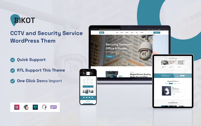 bikot cctv and security service wordpress theme original