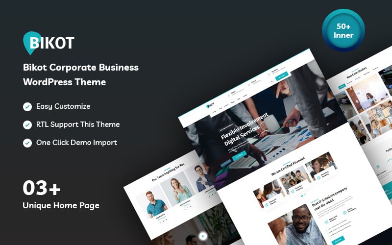 bikot corporate business wordpress theme original