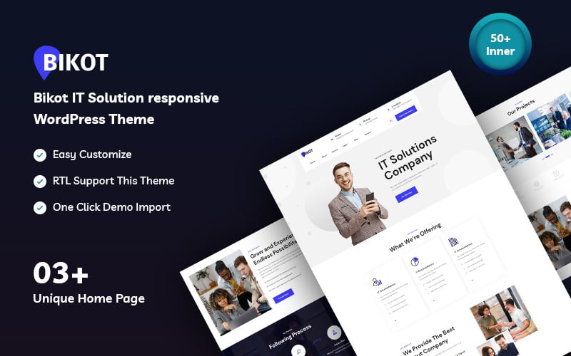 bikot it solution responsive wordpress theme original