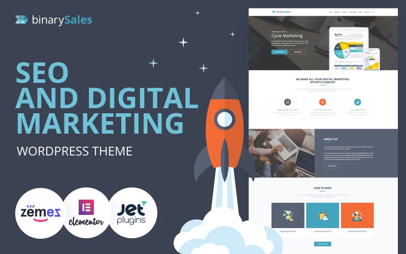 binarysales seo amp digital marketing wordpress theme original