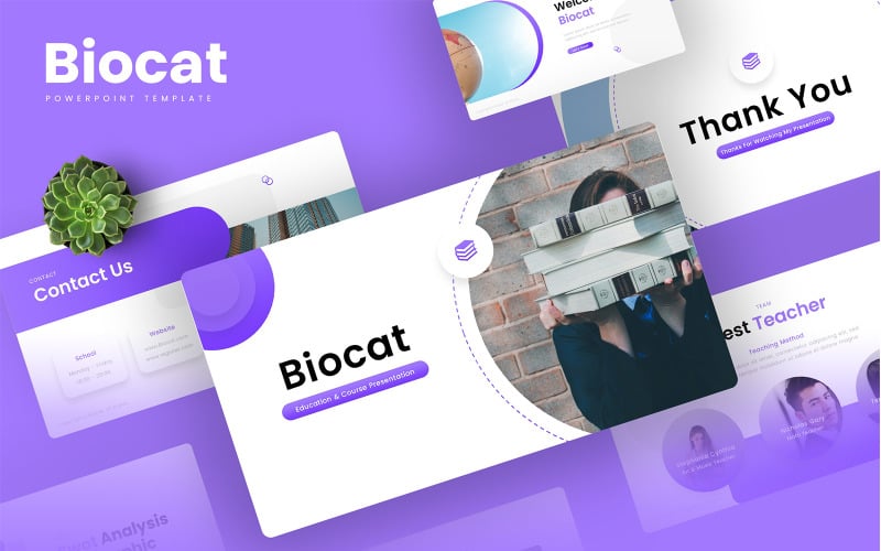 biocat education powerpoint template original