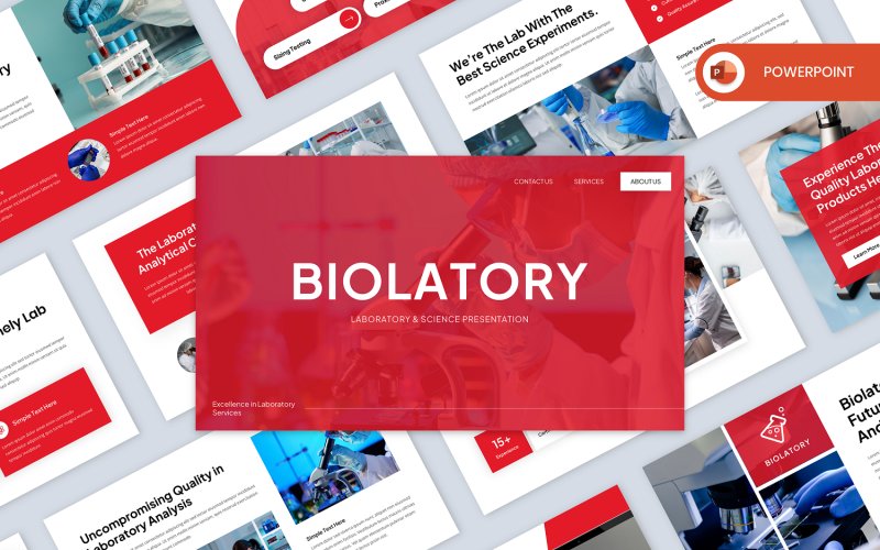 biolatory labolatory amp science research powerpoint original