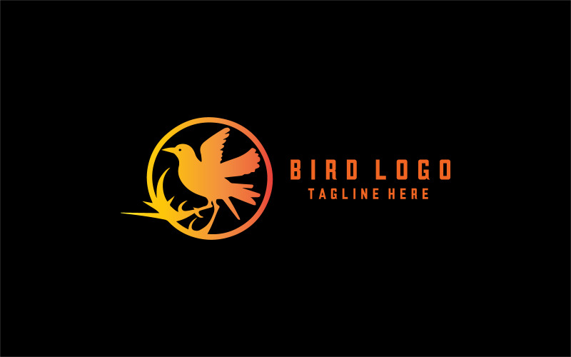 bird logo design vector template v original