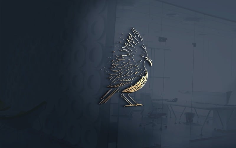 bird pixel logo vector file original