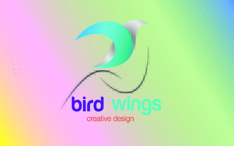 bird wings logo templates original
