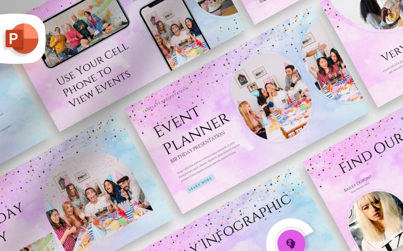 birthday event planner powerpoint template original