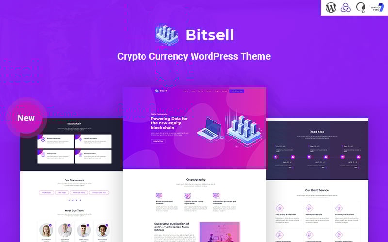bitsell crypto currency responsive wordpress theme original
