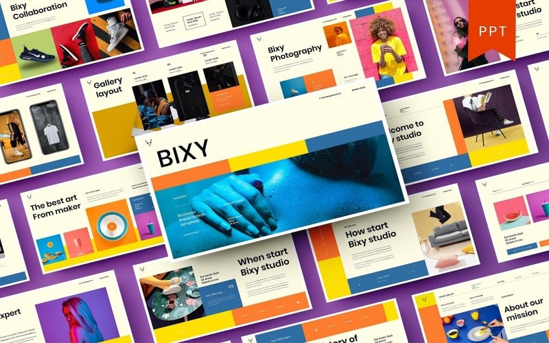bixy business powerpoint template original