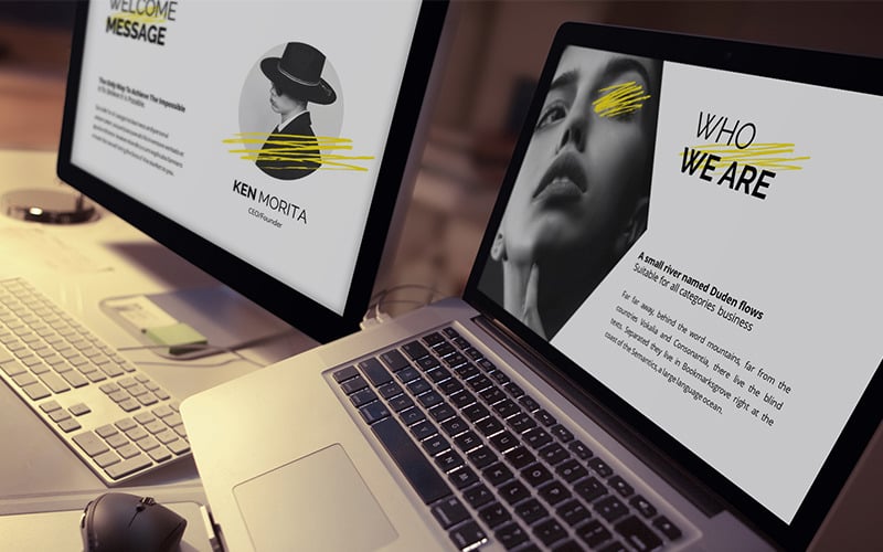 bizarre creative powerpoint template original