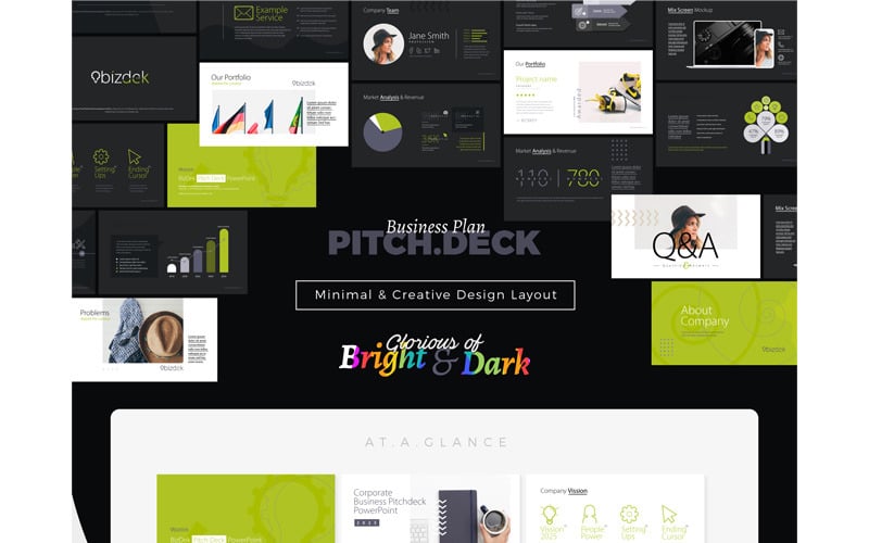 bizdeck powerpoint template original